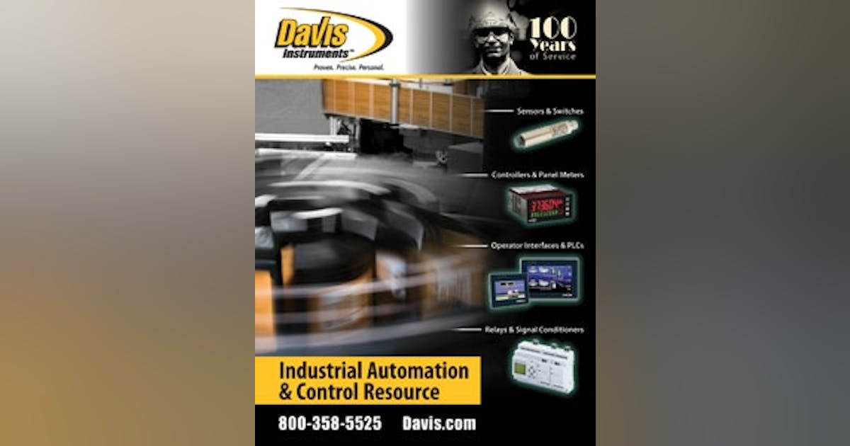 Davis Instruments Helps You Monitor and Control Automation and Process ...