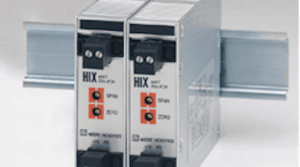 Moore Industries Offers Economical and Versatile HIX/HIT HART Isolators ...