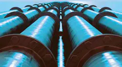 Blue-pipes