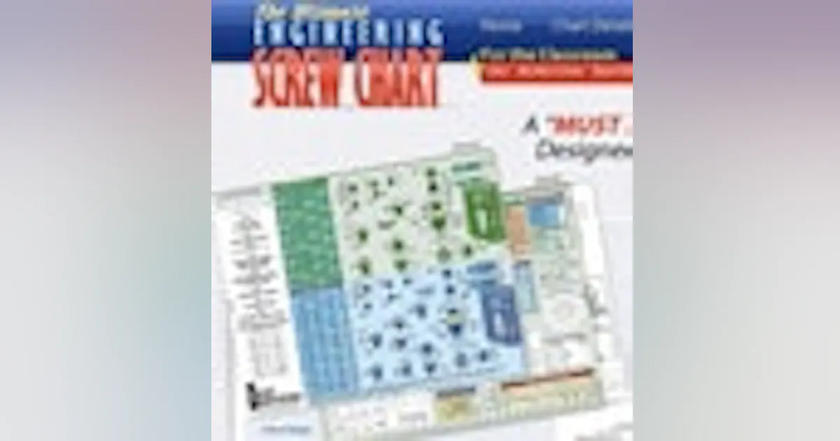 Tech Screw Guide Chart Industry Guide: The Engineering Screw Chart | Control Global