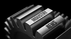 Industry News On The Metal Gears On Black Background35