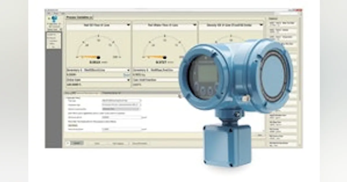 Apm Instrumentation Micro Motion Advanced Phase Measurement (APM) software | Control Global