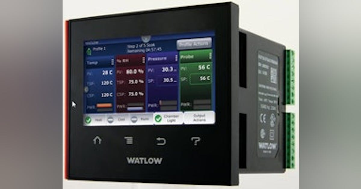 Watlow's F4T temperature process controller | Control Global