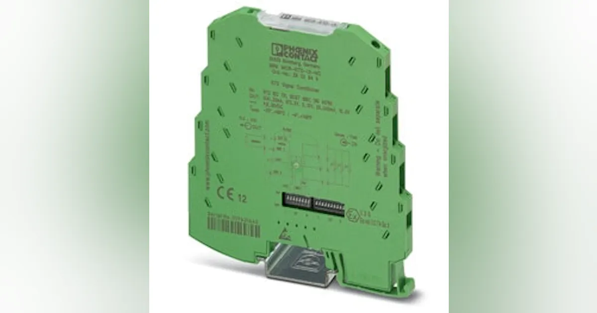 Temperature Device: Phoenix Contact's MINI Analog Temperature ...