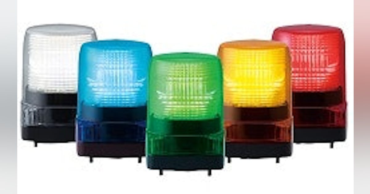 Patlite's LFH Series LED Warning Lights are Available in Four Operating ...