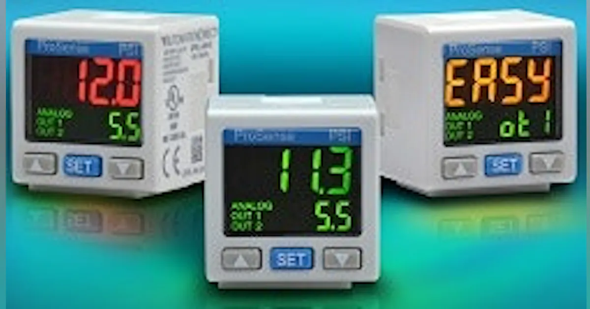 Measurement and Sensing: AutomationDirect's Prosense Digital Pressure ...