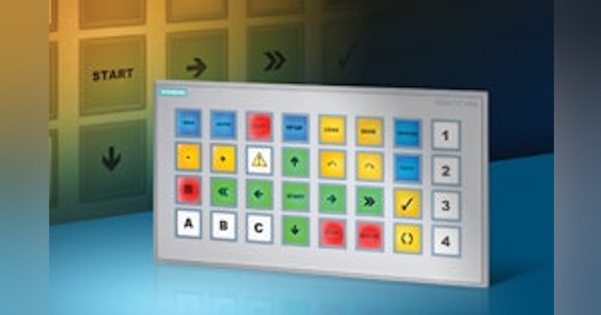Industrial Control Panel: Siemens' Simatic KP32F PN Control Panel ...