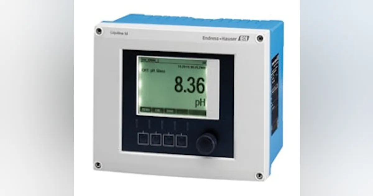 Industrial Transmitter: Endress+Hauser's Liquiline CM442 Transmitter ...