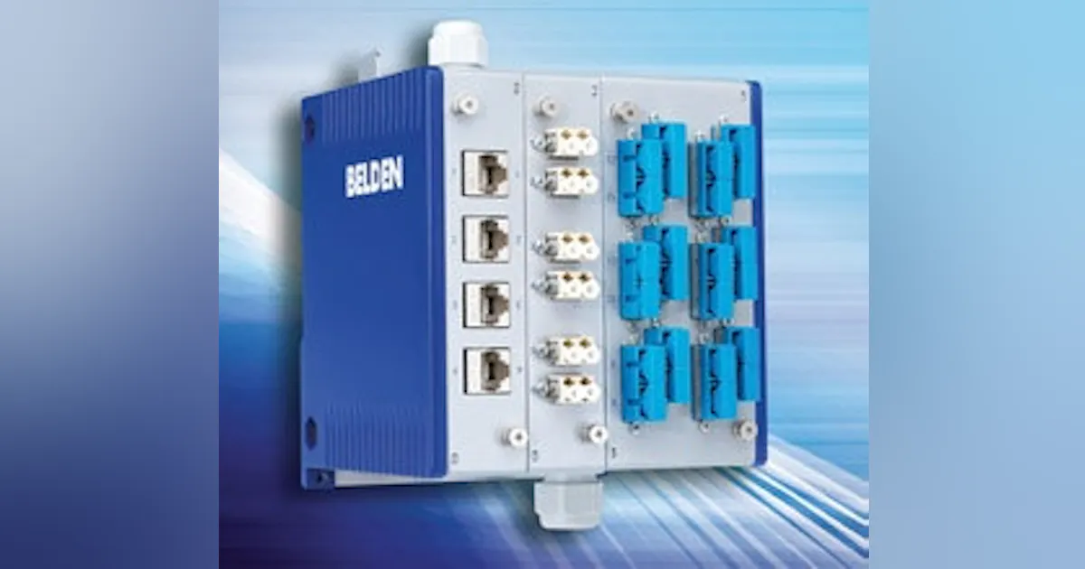 Industrial Panel: Belden's Modular Industrial Patch Panel (MIPP ...