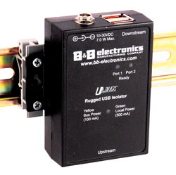 Industrial Networks | B&B Electronics' Ruggedized USB Isolators ...