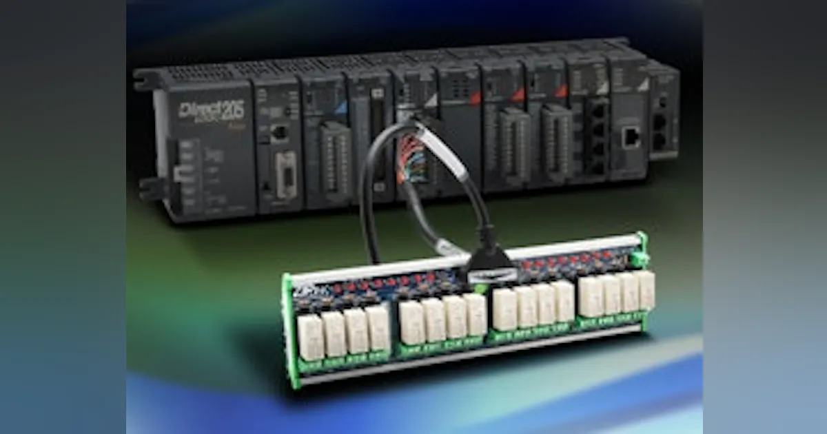 Wire Link Module Industrial Wires: AutomationDirect's ZIPLink cable and Module | Control ...