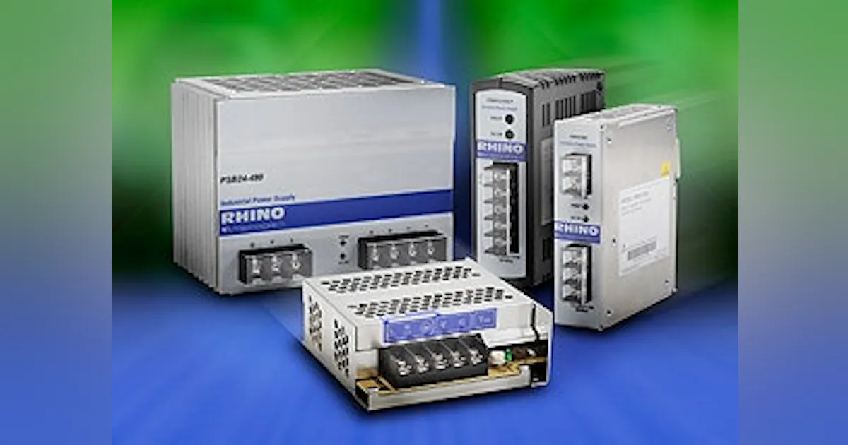 Industrial Power Supplies | AutomationDirect's Low-Cost RHINO Line of ...