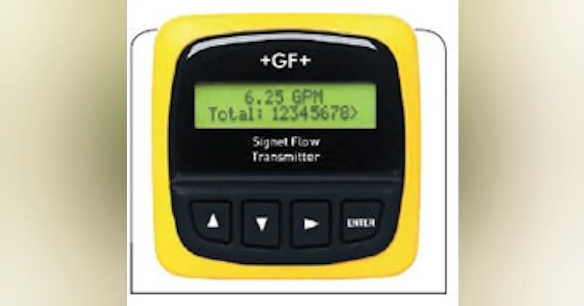 Gf Flow Module Flow Technology | GF Piping Systems' Flexible Flowmeter Configuration ...