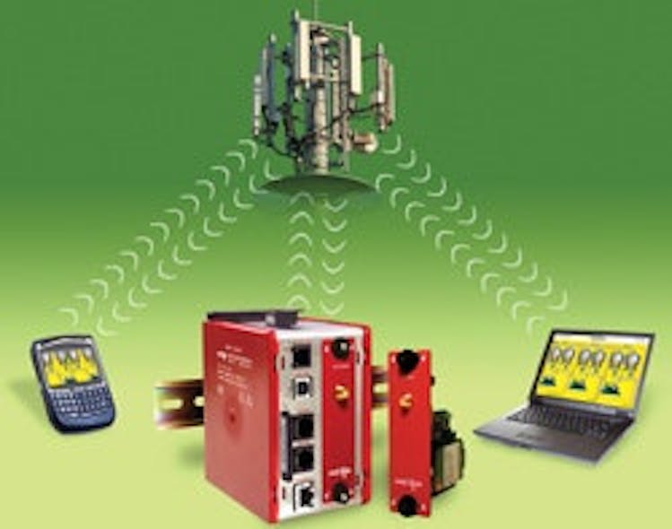 Data Acquisition Tools Red Lion's XCGSM, GSM Cellular Modem Expansion