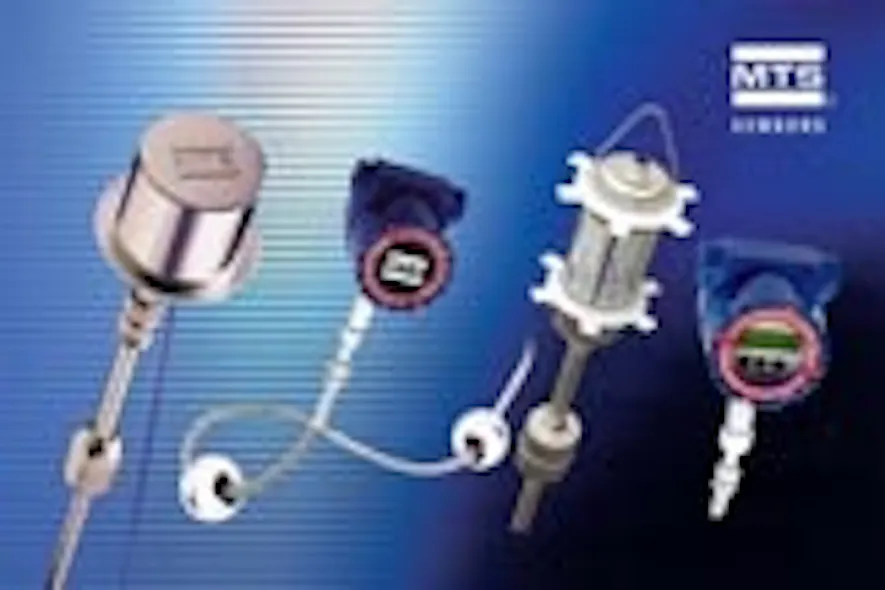 MTS Systems Sensor Div.'s Level Plus Liquid-Level Transmitters ...