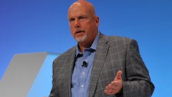 “Manufacturing data has historically been gridlocked, trapped in the devices or the applications where it was created.” Rockwell Automation’s Brian Shepherd announced new FactoryTalk features designed to unlock data’s potential during Perspectives at Automation Fair in Chicago. “Manufacturing data has historically been gridlocked, trapped in the devices or the applications where it was created.” Rockwell Automation’s Brian Shepherd announced new FactoryTalk features designed to unlock data’s potential during Perspectives at Automation Fair in Chicago.