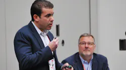 “We believe that a more powerful tomorrow is within sight.” Rockwell Automation’s Matheus Bulho (left) and Dan DeYoung discussed how simpler, integrated automation development environments could help users react more quickly to changing customer demands and reduce overall risk to workers and production.
