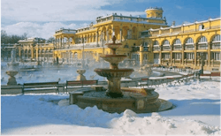 Figure 2: In cities like Budapest the groundwater is warm enough to allow baths to stay open in the winter.