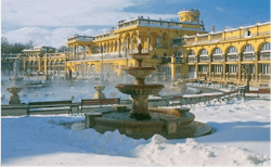 Figure 2: In cities like Budapest the groundwater is warm enough to allow baths to stay open in the winter. Figure 2: In cities like Budapest the groundwater is warm enough to allow baths to stay open in the winter.