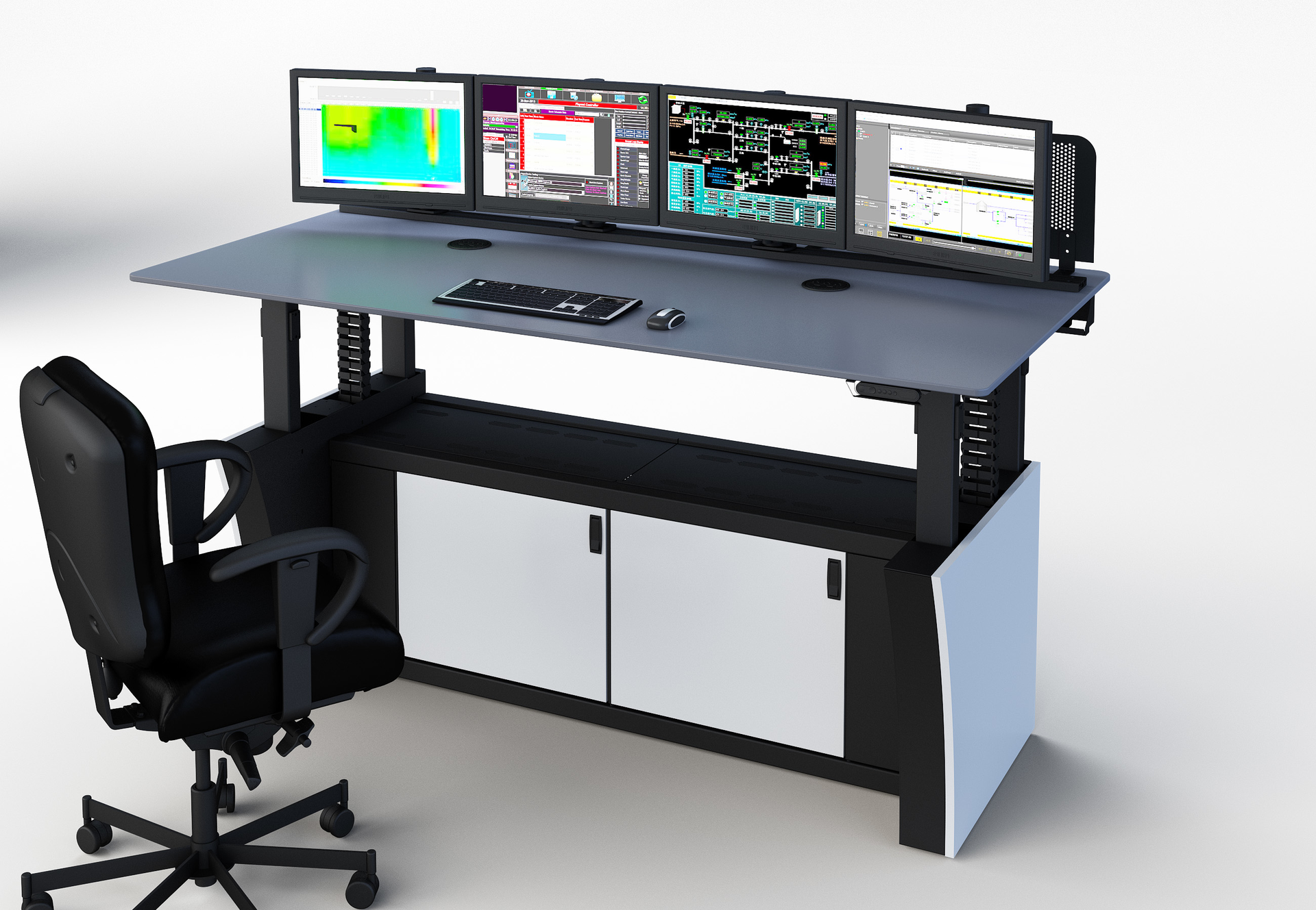 Vue 83 Closed Features Black Raised