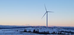 Figure 1: Golden Valley Electric Association (GVEA) is using Ovation DCS, OSI monarch software, and wind farm automation and sustainable-grid software from Emerson to increase the reliability of its turbines and the low-cost electricity supplied by its almost 25-MW Eva Creek wind farm near Fairbanks, Alaska. The upgrade also contributed to a 65% reduction in GVEA’s operations and maintenance costs. Source: GVEA and Emerson Figure 1: Golden Valley Electric Association (GVEA) is using Ovation DCS, OSI monarch software, and wind farm automation and sustainable-grid software from Emerson to increase the reliability of its turbines and the low-cost electricity supplied by its almost 25-MW Eva Creek wind farm near Fairbanks, Alaska. The upgrade also contributed to a 65% reduction in GVEA’s operations and maintenance costs. Source: GVEA and Emerson