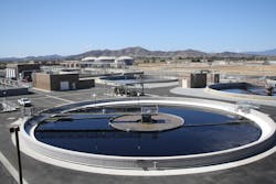 Figure 1: To serve nearly 1 million residents in Riverside County, Calif., and treat about 48 million gallons of wastewater per day, Eastern Municipal Water District (EMWD) operates four water treatment plants, such as its Perris Valley facility. The district recently teamed up with Maverick Technologies and Rockwell Automation to upgrade controls at its San Jacinto plant with an artificial intelligence (AI) application that learns current aeration and dissolved oxygen (DO) operating states and optimally adjusts PID responses as conditions change. Its AI-aided controls reduced air delivered to the aeration basin by as much as 31%, reduced the plant’s energy consumption by 960 kilowatt hours (kWh) of electricity per day for $42,000 in annual savings, while lowering the DO setpoint, which will unlock daily electricity savings of 1,370 kWh, resulting in $60,000 in annual savings. Source: EMWD Figure 1: To serve nearly 1 million residents in Riverside County, Calif., and treat about 48 million gallons of wastewater per day, Eastern Municipal Water District (EMWD) operates four water treatment plants, such as its Perris Valley facility. The district recently teamed up with Maverick Technologies and Rockwell Automation to upgrade controls at its San Jacinto plant with an artificial intelligence (AI) application that learns current aeration and dissolved oxygen (DO) operating states and optimally adjusts PID responses as conditions change. Its AI-aided controls reduced air delivered to the aeration basin by as much as 31%, reduced the plant’s energy consumption by 960 kilowatt hours (kWh) of electricity per day for $42,000 in annual savings, while lowering the DO setpoint, which will unlock daily electricity savings of 1,370 kWh, resulting in $60,000 in annual savings. Source: EMWD