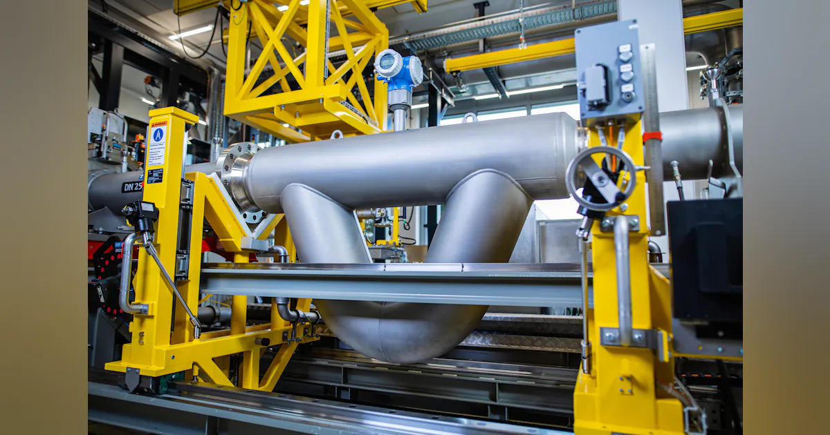 Smart Tube Setup Four smart tubes for precise measurement of high flows | Control Global