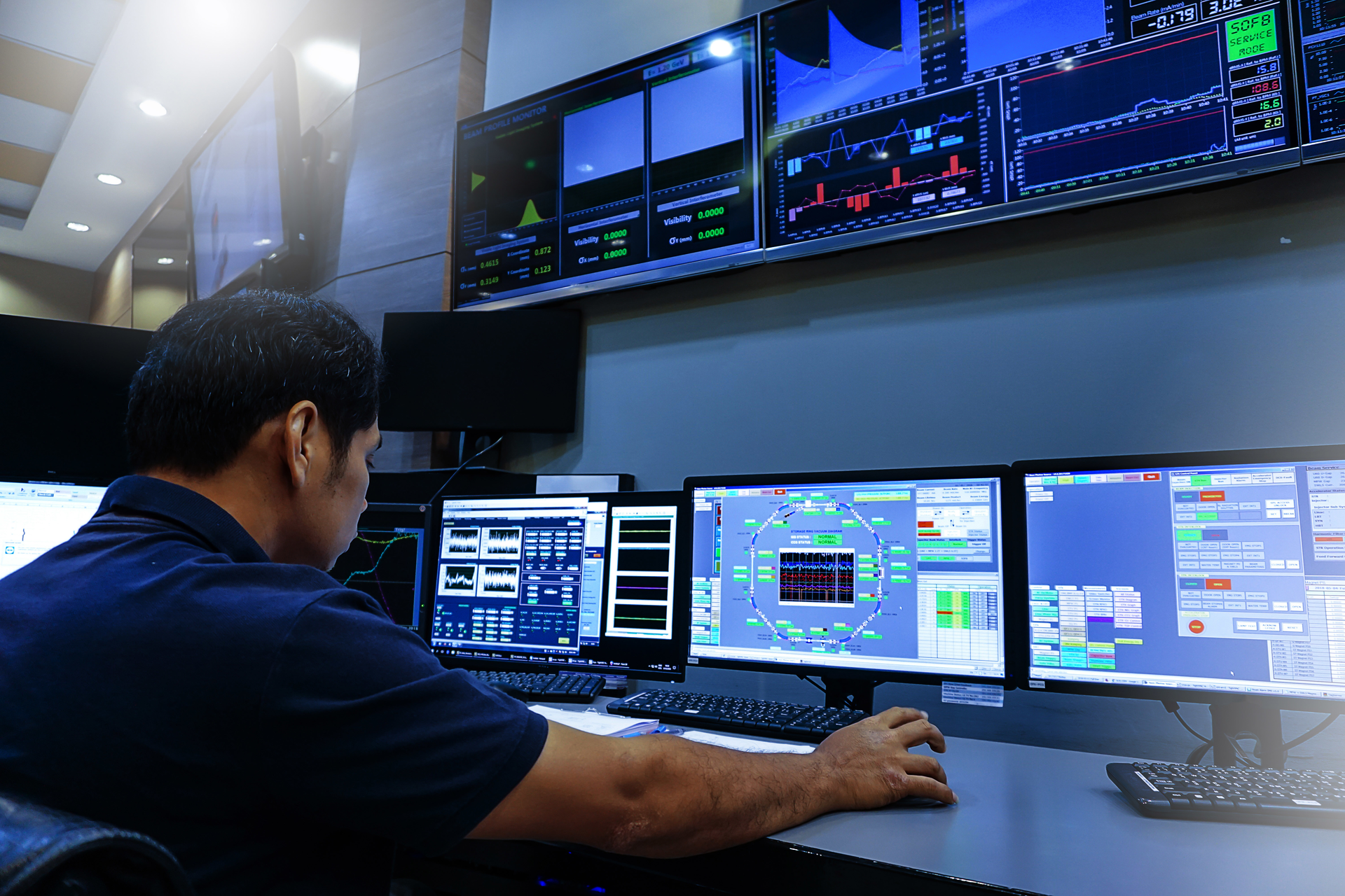 The Valmet D3 interface, for example, displays real-time process information in a complete customer-oriented graphical HMI