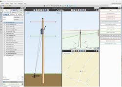 Spatial Data AI created an export tool that outputs digital twin models of powerline assets for immediate use in SPIDAcalc, accelerating analysis of electrical infrastructures. Source: Spatial Data AI. Spatial Data AI created an export tool that outputs digital twin models of powerline assets for immediate use in SPIDAcalc, accelerating analysis of electrical infrastructures. Source: Spatial Data AI.