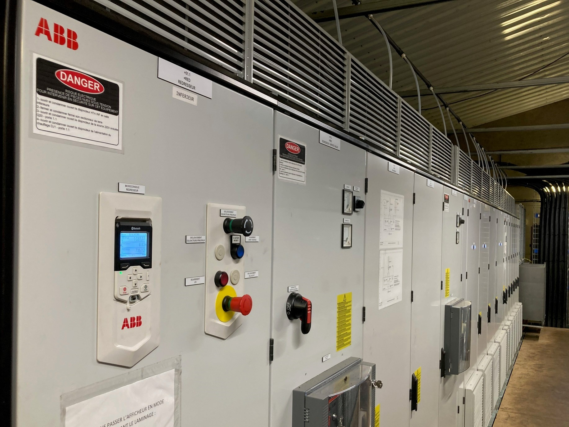 New Abb Control Panels At Contrisson Image Arcelor Mittal 648aafb79c54c