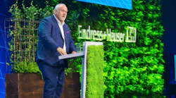Matthias Altendorf opens the Endress+Hauser Global Forum in Basel, Switzerland, in June. The event was built around the an exchange of ideas for cultivating a sustainable future. (Source: Endress+Hauser)