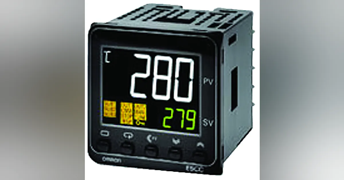 Digital temperature controller with 50-ms sampling period | Control Global