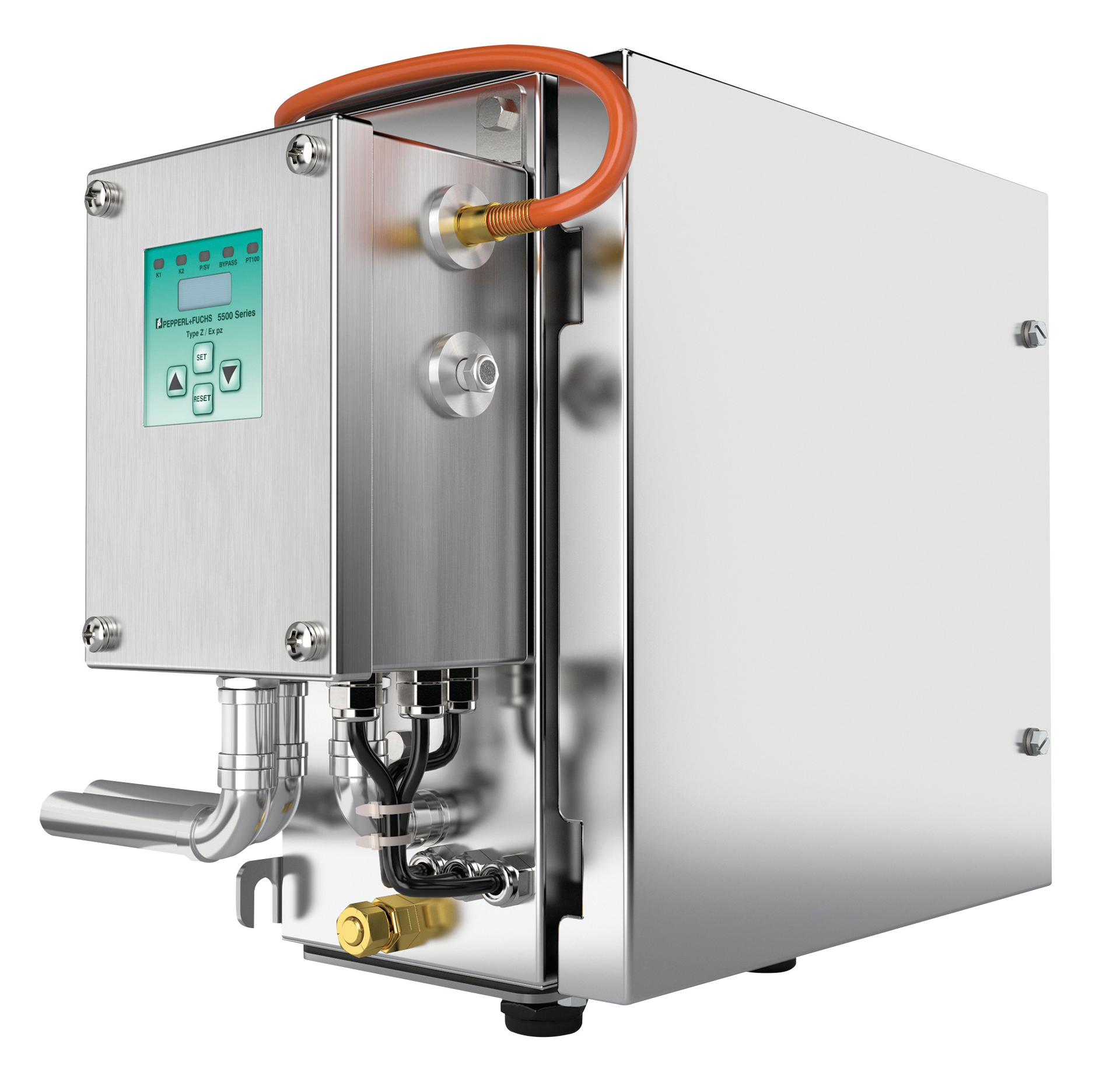 Purge and pressurization system with alarms for Division and Zone