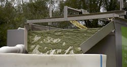 Recovered algae biomass from harvesting operations Recovered algae biomass from harvesting operations