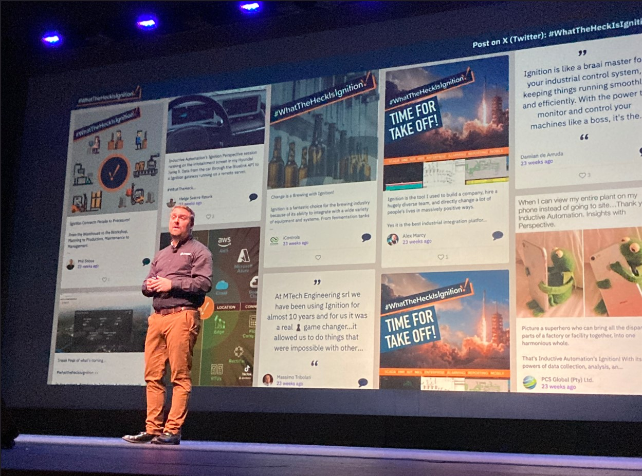 Inductive&rsquo;s chief technology evangelist, Travis Cox, presents a wall of input from members of the Ignition Community and their #What the heck is Ignition social media posts that detail all ways they use the software that started out as &ldquo;the new SCADA.&rdquo;