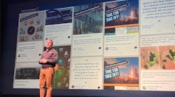 Inductive’s chief technology evangelist, Travis Cox, presents a wall of input from members of the Ignition Community and their #What the heck is Ignition social media posts that detail all ways they use the software that started out as “the new SCADA.” Inductive’s chief technology evangelist, Travis Cox, presents a wall of input from members of the Ignition Community and their #What the heck is Ignition social media posts that detail all ways they use the software that started out as “the new SCADA.”