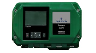 Fisher FIELDVUE DVC7K digital valve controller uses real-time edge computing to provide diagnostics, alerts and recommendations to improve performance, reliability and uptime.