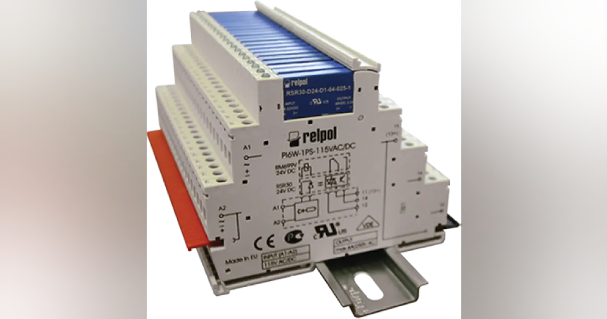 Altech Corp PIR6W and PIR6WB interface relays from Altech have screw or spring ...