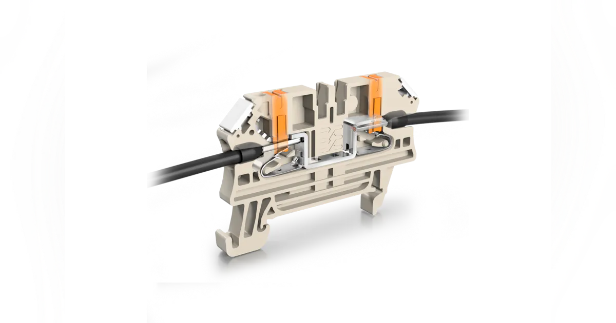 Klippon Connect A Series terminal blocks from Weidmuller combine Push ...