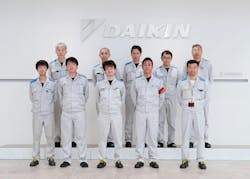 Daikin&apos;s production and engineering team led the transition from time-based maintenance to condition-based maintenance at the Kashima plant.
