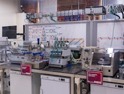 The BioFabUSA human tissue foundry at the Advanced Regenerative Manufacturing Institute (ARMI) in Manchester, N.H., is automated with Rockwell Automation technology and was a tour destination of industry media in Boston this week for Automation Fair 2023. The BioFabUSA human tissue foundry at the Advanced Regenerative Manufacturing Institute (ARMI) in Manchester, N.H., is automated with Rockwell Automation technology and was a tour destination of industry media in Boston this week for Automation Fair 2023.