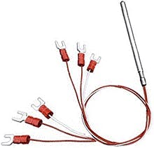 Figure 2: Dual, three-wire RTD element Figure 2: Dual, three-wire RTD element