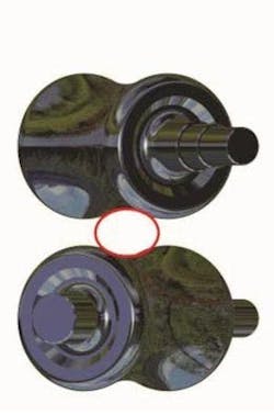 Figure 1: Vertically opposed rollers eliminate ovality Figure 1: Vertically opposed rollers eliminate ovality