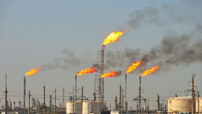 Figure 1: Recent research indicates flaring doesn’t burn 99% of vented gases, but only about 95%.