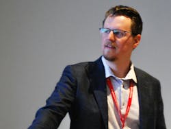 “It is a full turnkey solution for the supply side and the demand side.” Honeywell’s Adam Eliason brought the power equation into balance at the Honeywell Users Group meeting this week in Madrid. “It is a full turnkey solution for the supply side and the demand side.” Honeywell’s Adam Eliason brought the power equation into balance at the Honeywell Users Group meeting this week in Madrid.