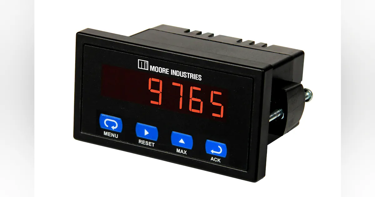 Process Meter For Machine Digital process and temperature meter enhances efficiency for process ...