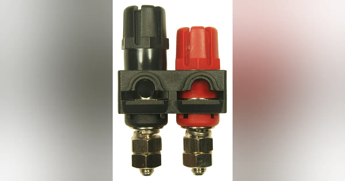 T Shape Binding Post Dual-terminal binding posts with reversible knobs | Control Global