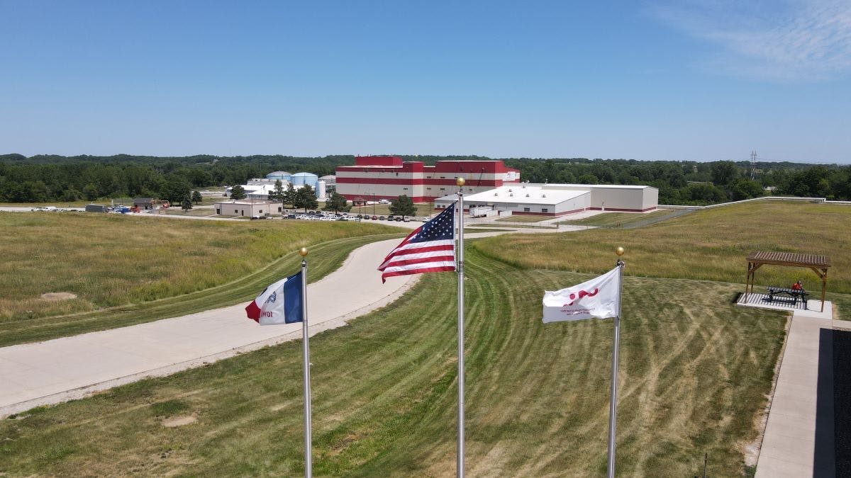 Figure 1: Ajinomoto’s plant in Eddyville, Iowa, is one of the manufacturer’s global production portfolio of 117 facilities. The plant produces monosodium glutamate (MSG) that's used as a food seasoning and flavor enhancer.