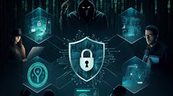 Concept of all sides of cybersecurity Concept of all sides of cybersecurity