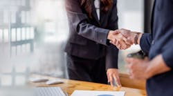 Business handshake for teamwork of business acquisition Business handshake for teamwork of business acquisition